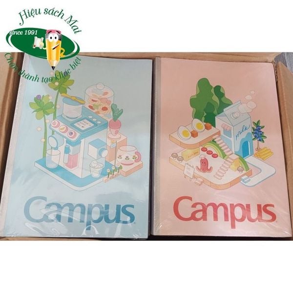 Vở kẻ ngang có chấm Campus ĐL70gsm
