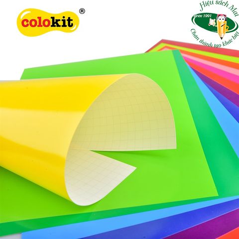 [THIÊN LONG] Giấy Thủ Công Decal 12 màu GTC-C006 Khổ Lớn (20) sản phẩm chính hãng