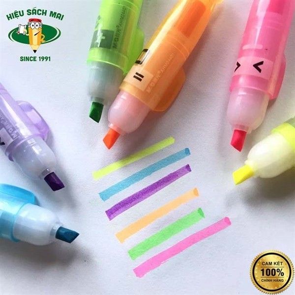 Bút Nhớ/ Dấu Dòng Bộ Máy Bay Trong Ahm24401 Chính Hãng - Có Tại Hiệu Sách Mai