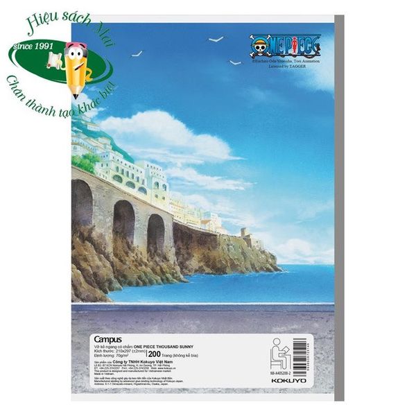 Vở kẻ ngang có chấm A4 Campus ĐL70gsm