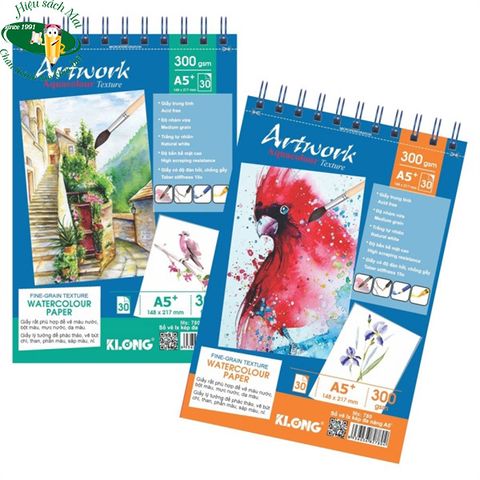 [KLONG] Vở vẽ A5 ĐL 300 Klong780 (30Q/ thùng) sản phẩm chính hãng