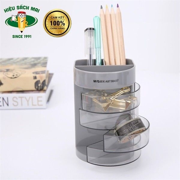 Khay Đựng Bút Nhựa 4 Tầng Chính Hãng - Có Tại Hiệu Sách Mai