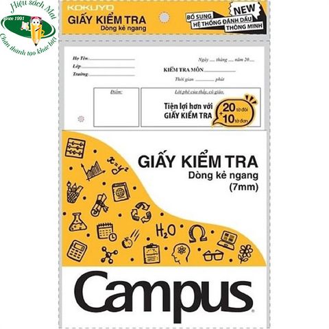 [CAMPUS] Giấy kiểm tra Campus  sản phẩm chính hãng