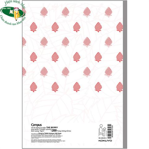 [CAMPUS] Vở kẻ ngang có chấm A4 200 trang  sản phẩm chính hãng
