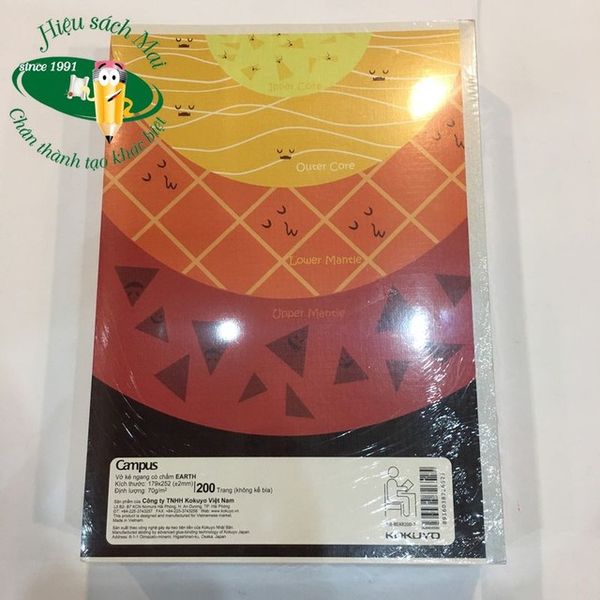 Vở kẻ ngang có chấm Campus ĐL70gsm
