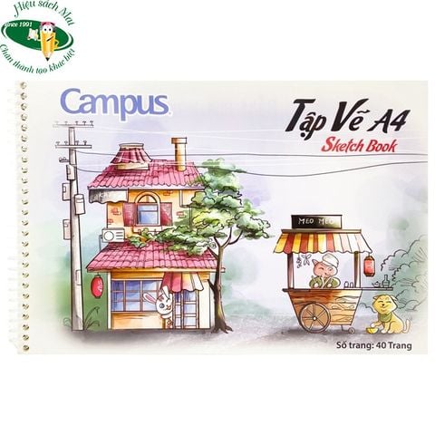 [CAMPUS] Vở vẽ A4 Campus  sản phẩm chính hãng