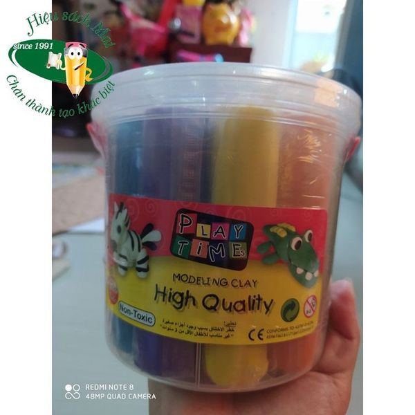 Xô đất nặn 13 màu 1500g 008-131500 (12)