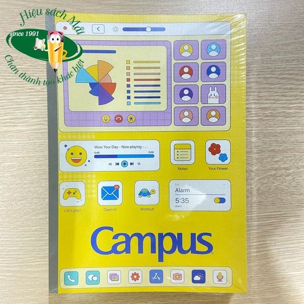 Vở kẻ ngang Campus ĐL58-65gsm