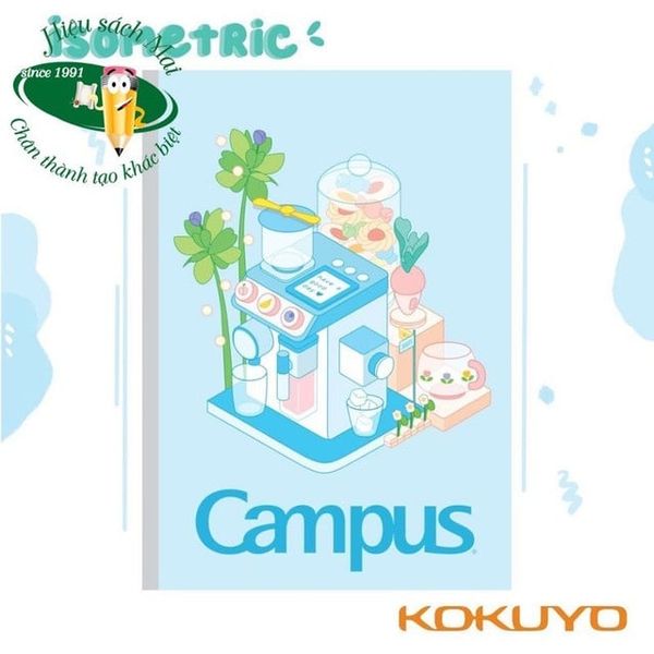 Vở kẻ ngang có chấm Campus ĐL70gsm