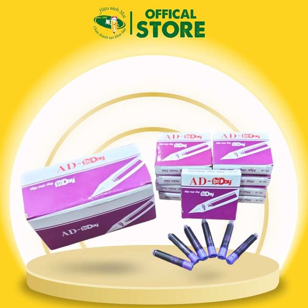 Vỉ Ống Mực Khô An Đức Ad-779 (6 Ống/Vỉ) Chính Hãng - Có Tại Hiệu Sách Mai