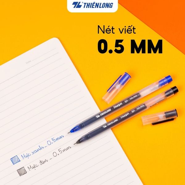 Bút Gel Thiên Long Gel-042 - Đen Chính Hãng - Có Tại Hiệu Sách Mai