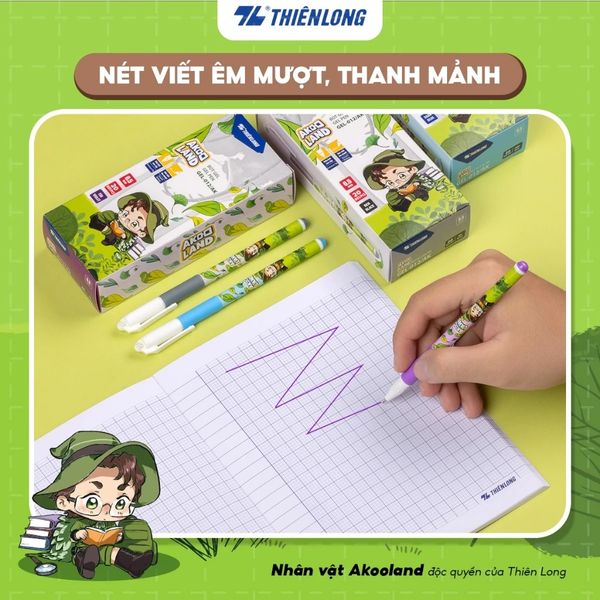 Bút Gel Gel-012/AK Chính Hãng - Có Tại Hiệu Sách Mai