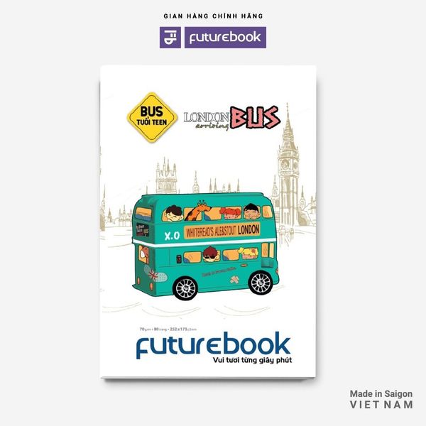Vở Kẻ Ngang Đl70Gsm Happy Life Futurebook Chính Hãng - Có Tại Hiệu Sách Mai