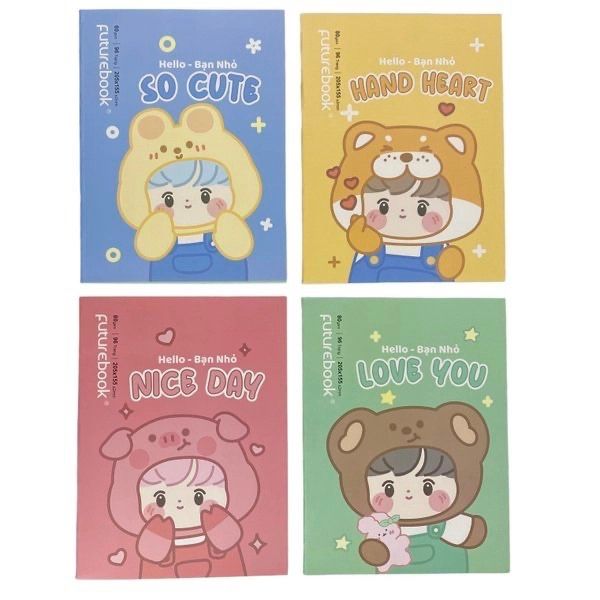 Vở Kẻ Ngang Đl80Gsm Bạn Nhỏ Futurebook Chính Hãng - Có Tại Hiệu Sách Mai