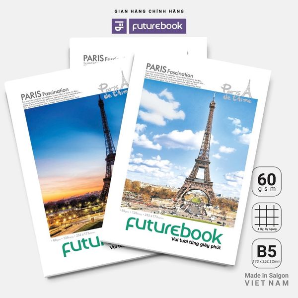 Vở Kẻ Ngang Đl70Gsm Happy Life Futurebook Chính Hãng - Có Tại Hiệu Sách Mai