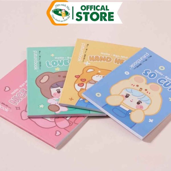 Vở Kẻ Ngang Đl80Gsm Bạn Nhỏ Futurebook Chính Hãng - Có Tại Hiệu Sách Mai