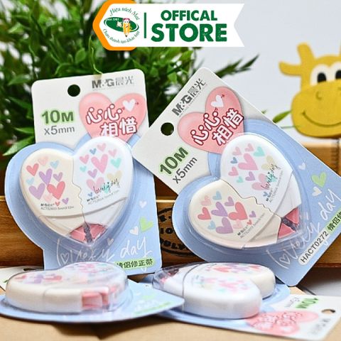 Băng Xóa Kéo Tim Đôi 10M M&G Hact0272 Chính Hãng - Có Tại Hiệu Sách Mai