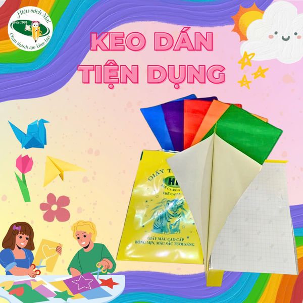 10 chiếc Giấy màu thủ công decal HH (10/50/200)