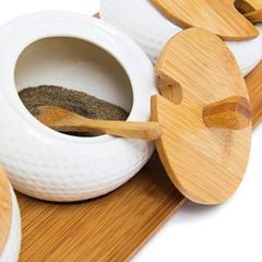  3 hũ đựng gia vị Relaxday bằng gốm 