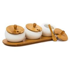  3 hũ đựng gia vị Relaxday bằng gốm 