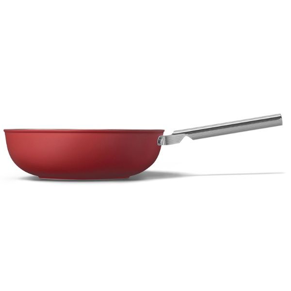 Chảo sâu lòng Smeg CKFW3001RDM 30cm cán dài màu đỏ
