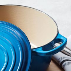  Nồi gang Le Creuset Brater Rund Evo 24cm xanh dương đậm 