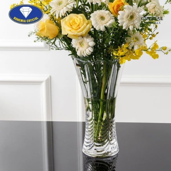Lọ hoa pha lê Bohemia Nova Orion X cao 30cm