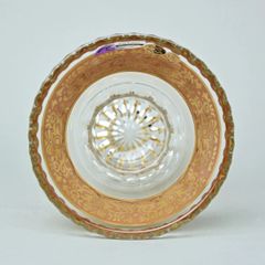  Lọ hoa bó mạ khảm vàng Ales Zverina Romantic 35.5cm 