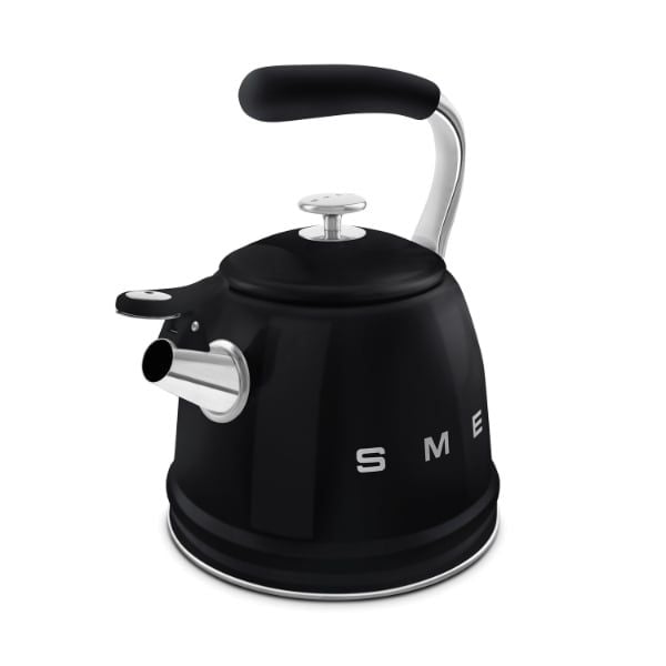 Ấm đun bếp từ Smeg WKF01BL 2.3L màu đen có còi sôi