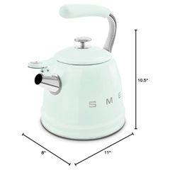  Ấm đun bếp từ Smeg WKF01PG 2.3L màu xanh mint 