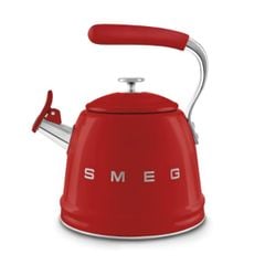  Ấm đun bếp từ Smeg WKF01RD 2.3L màu đỏ có còi sôi 