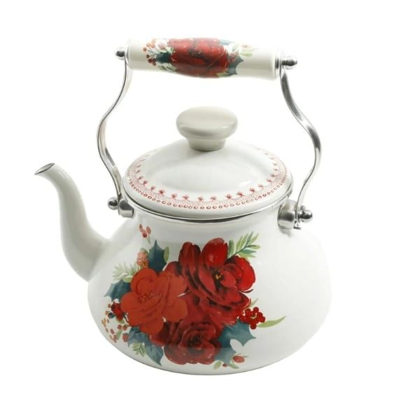 Ấm đun bếp từ The Pioneer Woman Cheerful Rose 1.8L