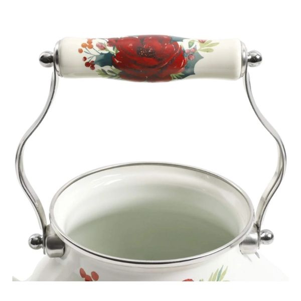 Ấm đun bếp từ The Pioneer Woman Cheerful Rose 1.8L