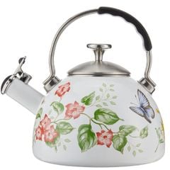 Ấm đun bếp từ thổi sáo Lenox Butterfly Meadow 1.89 lít hoa tím 886454 