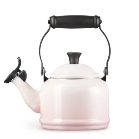 Ấm đun nước Le Creuset Demi 1.6L màu hồng có còi 7679