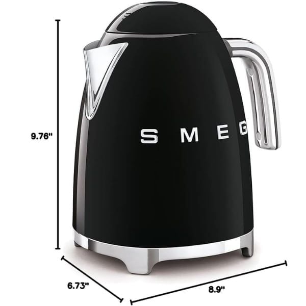 Ấm đun nước siêu tốc Smeg KLF03BLEU màu đen
