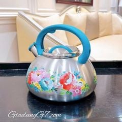  Ấm đun nước The Pioneer Woman Sweet Romance 2.5 lít có còi 
