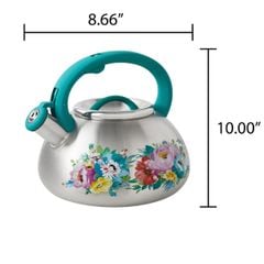  Ấm đun nước The Pioneer Woman Sweet Romance 2.5 lít có còi 