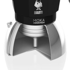  Ấm pha cà phê Bialetti Moka Induction 4 cốc màu đen 