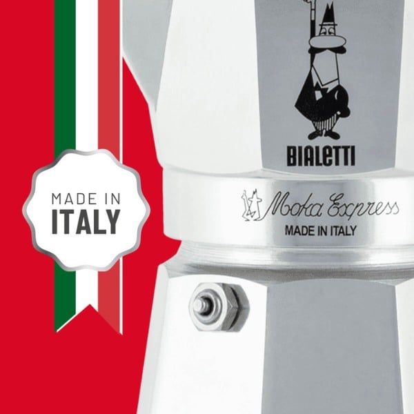 Bialetti Moka Express có thể được sử dụng trong bếp ga và bếp điện. Nên đặt sản phẩm sao cho tay cầm nằm ngoài tầm với của nguồn nhiệt.