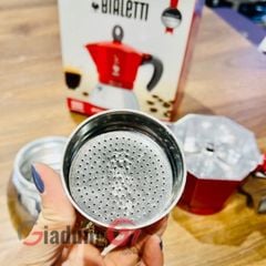  Ấm pha cà phê Bialetti Moka Induction 4 cốc màu đỏ 