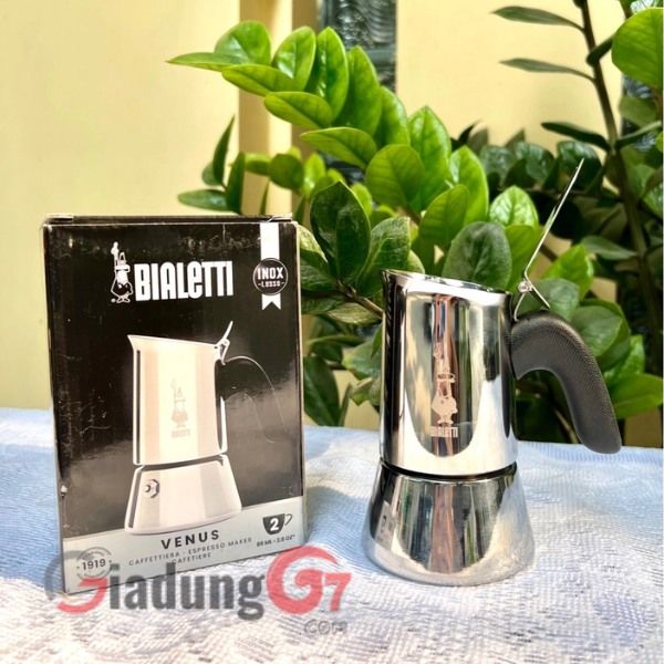 Ấm pha cà phê Bialetti Venus (2/4/6/10 tách) tạo hương vị cafe ngon