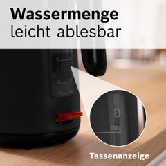  Ấm siêu tốc Bosch TWK2M MyMoment 1.7L 2400W màu đen 