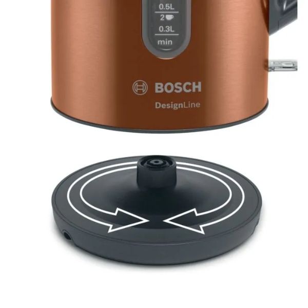 Ấm siêu tốc Bosch TWK4P439 màu vàng đồng 1.7L - 3000W
