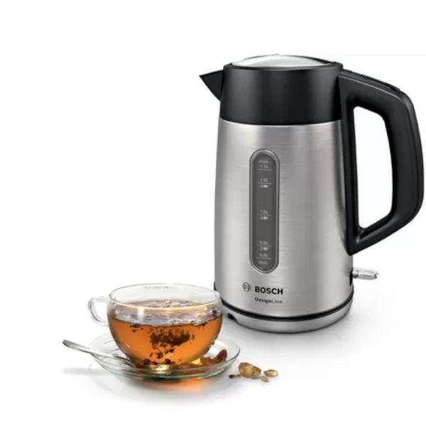 Ấm siêu tốc Bosch TWK4P44 màu bạc dung tích 1.7L | công suất 2400W
