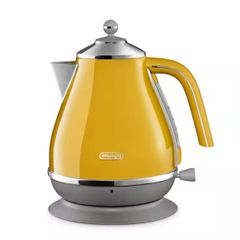  Ấm siêu tốc Delonghi Icona Capitals KBOC2001 1.7L / Màu vàng, trắng, đỏ 