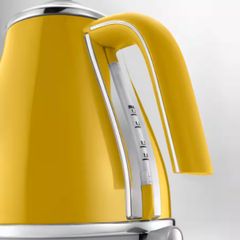  Ấm siêu tốc Delonghi Icona Capitals KBOC2001 1.7L / Màu vàng, trắng, đỏ 