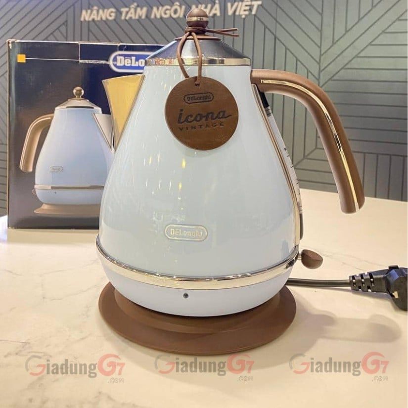 Ấm siêu tốc Delonghi Icona Vintage KBOV 2001 1.7 lít