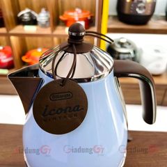 Ấm siêu tốc Delonghi Icona Vintage KBOV 2001 1.7 lít / Màu đen, xanh, be 
