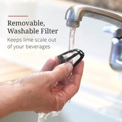  Ấm siêu tốc Russell Hobbs Retro 1.7 lít 2167070 - Màu đỏ 